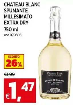 C+C maxigross Chateau Blanc spumante millesimato extra dry offerta