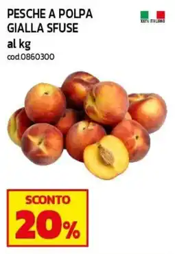 C+C maxigross Pesche a polpa gialla sfuse offerta