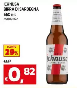 C+C maxigross Ichnusa birra di Sardegna offerta