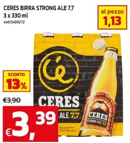 C+C maxigross Ceres birra strong ale offerta