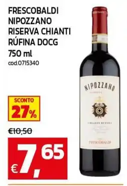 C+C maxigross Nipozzano Riserva Chianti Rufina DOCG offerta