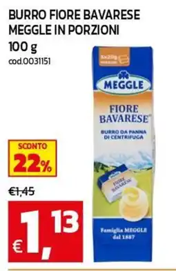 C+C maxigross Burro fiore bavarese Meggle offerta
