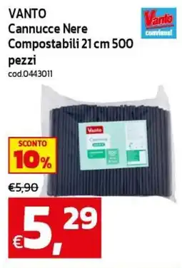 C+C maxigross Vanto Cannucce Nere offerta