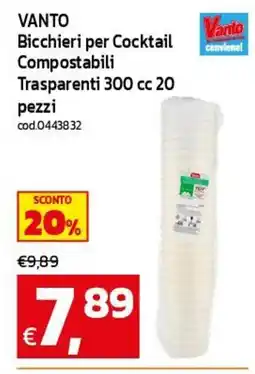 C+C maxigross Vanto Bicchieri per Cocktail Compostabili offerta