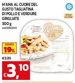 C+C maxigross Mama tagliatina di pollo e verdure grigliate offerta