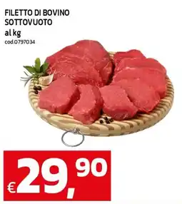 C+C maxigross Filetto di bovino sotto vuoto offerta