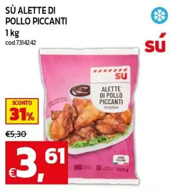 Sù alette di pollo piccanti