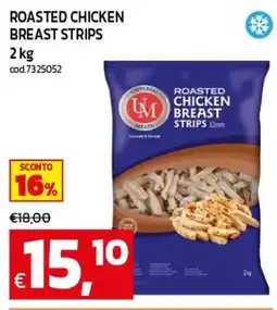 C+C maxigross Roasted Chicken Breast Strips Universal Meats offerta