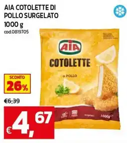 C+C maxigross Aia cotolette di pollo offerta