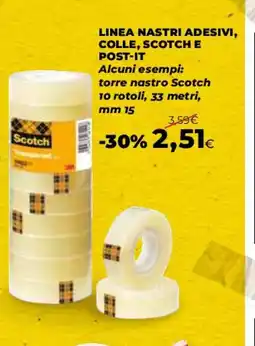 Coop Master Alleanza 3.0 Linea nastri adesivi, colle, scotch e post-it offerta
