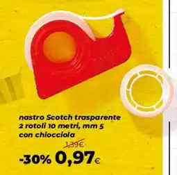 Coop Master Alleanza 3.0 nastro Scotch trasparente offerta