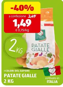 ALDI I colori del sapore patate gialle offerta