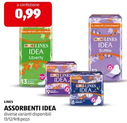 ALDI Lines assorbenti idea offerta