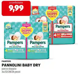 ALDI Pampers Pannolini Baby Dry offerta