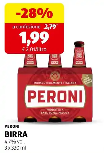 Peroni birra