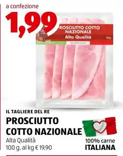ALDI Prosciutto cotto nazionale offerta