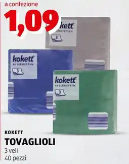 ALDI Kokett tovaglioli offerta
