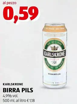 ALDI Karlskrone birra pils offerta