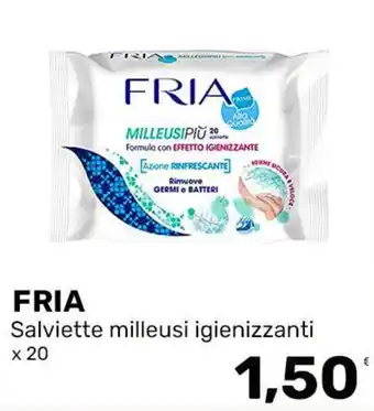 Fria salviette milleusi igienizzanti