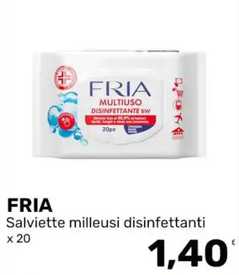 Fria salviette milleusi disinfettanti
