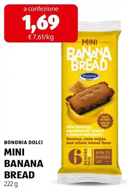 ALDI Bononia Dolci Mini Banana Bread offerta