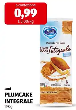ALDI Midì Plumcake Integrale offerta