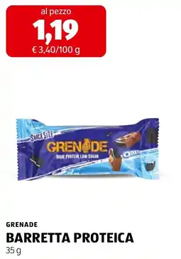 ALDI Grenade barretta proteica offerta