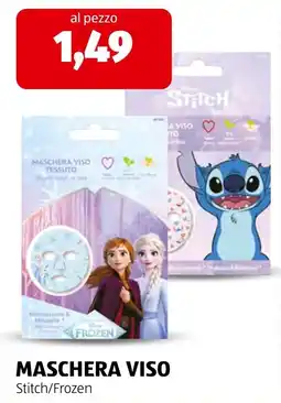 ALDI Maschera viso Stitch/Frozen offerta