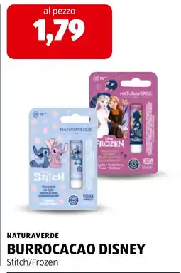 ALDI Burrocacao Disney Stitch/Frozen offerta