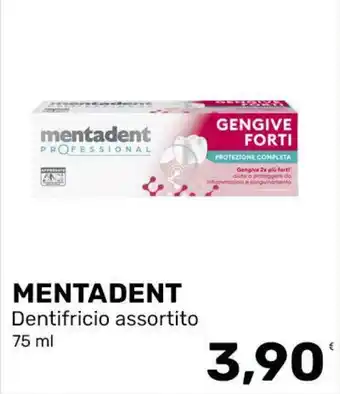 Mentadent dentifricio assortito