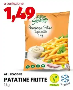 ALDI All Seasons Patatine Fritte offerta