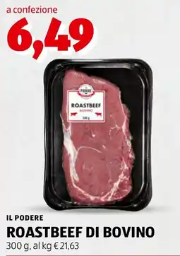 ALDI Il podere roastbeef di bovino offerta