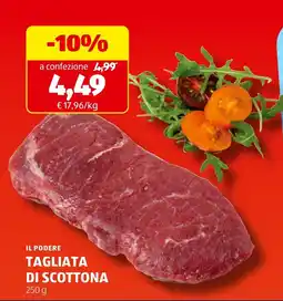 ALDI Il podere tagliata di scottona offerta