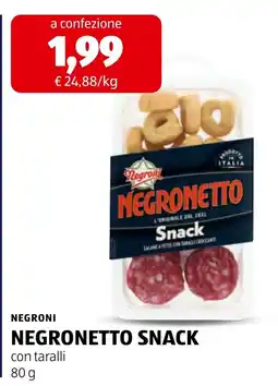 ALDI Negroni Negronetto snack offerta