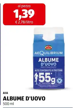 ALDI AIA Album d'uovo offerta