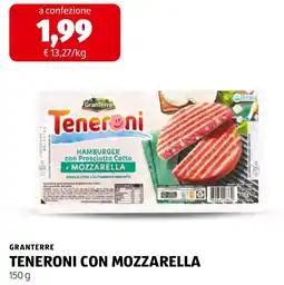 ALDI Teneroni con Prosciutto Cotto e Mozzarella offerta