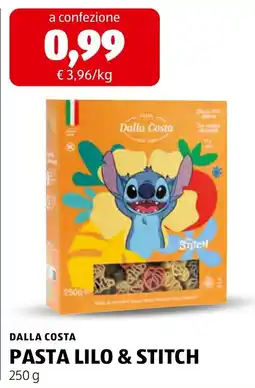 ALDI Pasta Lilo & Stitch Dalla Costa offerta