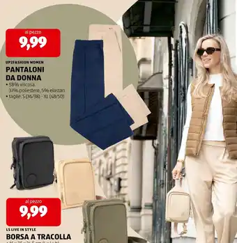 ALDI UP2FASHION WOMEN PANTALONI DA DONNA offerta