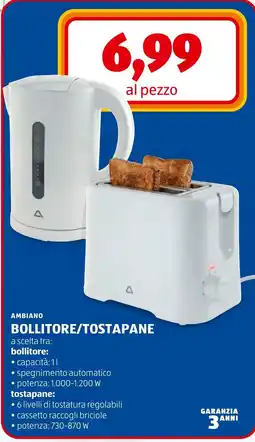 ALDI Bollitore/Tostapane offerta