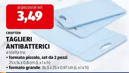 ALDI Crofton taglieri antibatterici offerta