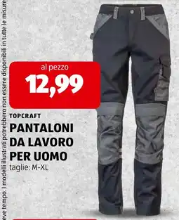 ALDI Topcraft Pantaloni da lavoro per uomo offerta