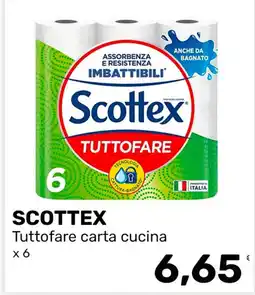 Iper Tosano Scottex Tuttوفare carta cucina offerta