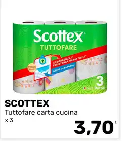 Iper Tosano Scottex Tuttوفare carta cucina offerta
