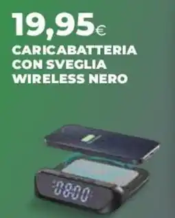 Coop Master Alleanza 3.0 Caricabatteria con sveglia wireless nero offerta