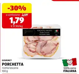 ALDI Gourmet Porchetta ricetta toscana offerta