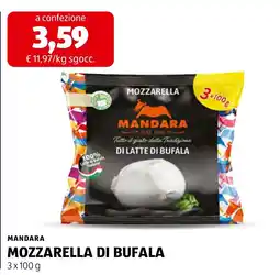 ALDI Mozzarella di bufala Mandara offerta