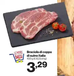 In'S Mercato Braciola di coppa di suino Italia offerta
