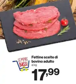 In'S Mercato Fettine scelte di bovino adulto offerta