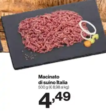 Macinato di suino Italia