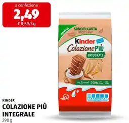 ALDI Kinder Colazione Più Integrale offerta